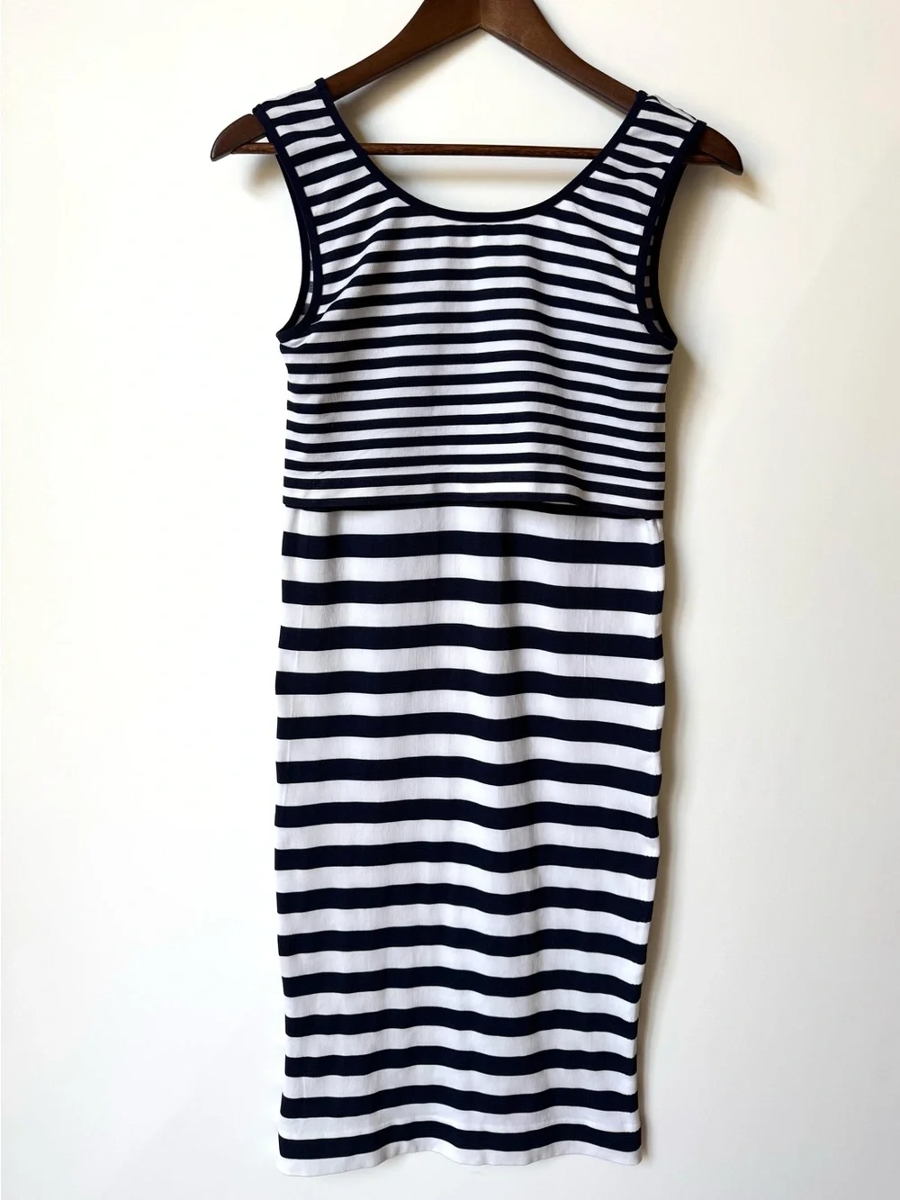 Ripe Maternity Striped Dress • Nursing Friendly